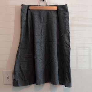 2/$20 Talbots Italian Dark Gray A-Line Wool Skirt